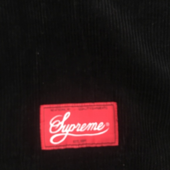 Supreme corduroy baseball jersey black - Picture 2 of 7